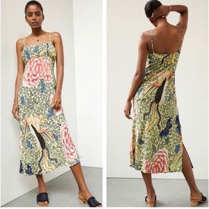 Anthropologie Conditions Apply Rose Midi Dress